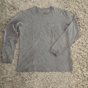 Carhartt Heather Gray Long Sleeve Tee Size M